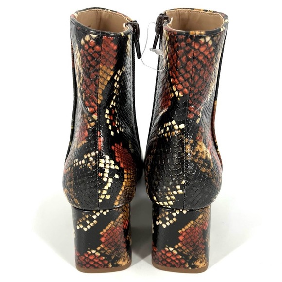 Steve Madden “Darma” Snake Print Block Heel Boots SZ 7.5 - Picture 5 of 11